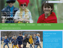 Tablet Screenshot of heijenoordschool.nl